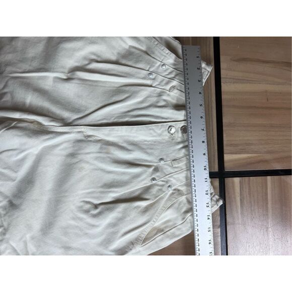 Love Tree Paper-bag Waist Denim Shorts Medium Khaki‎ Tan size large - Picture 4 of 9